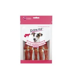 Dokas 5 Cm Kauknochen Mit Ente | 10x 12 Stück Hundesnack