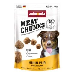 Animonda Dog Snack Meat Chunks Huhn Pur | 6x 80g