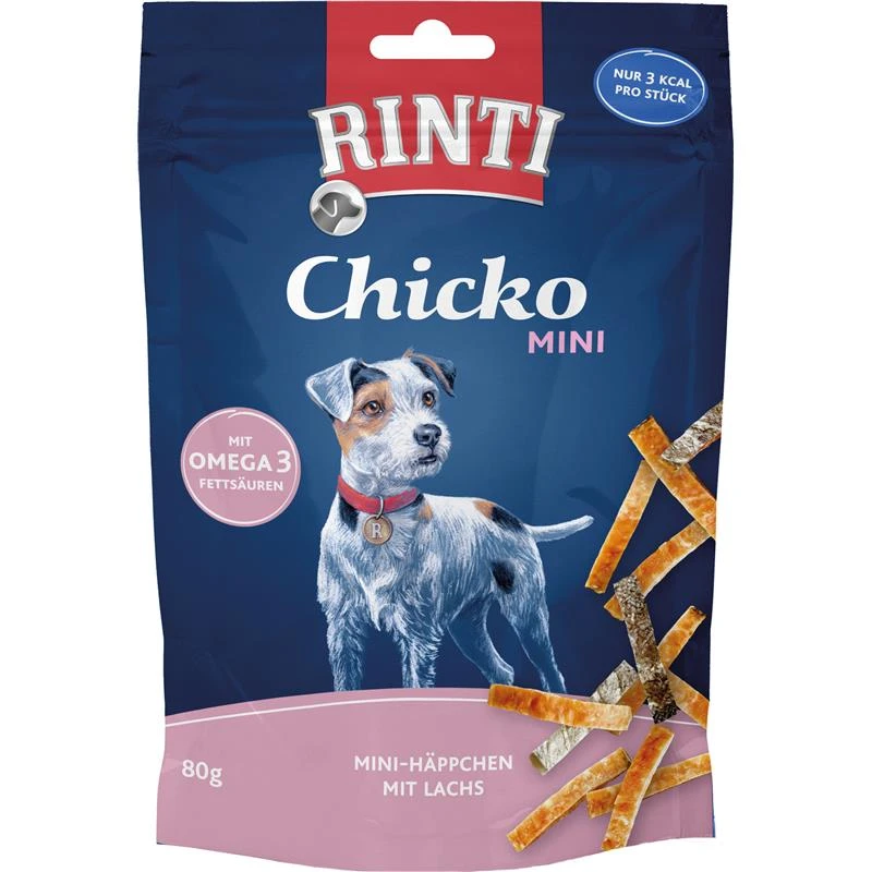 RINTI Chicko Mini Häppchen Mit Lachs | 12x 80g Hundesnack 3 RINTI Chicko Mini Häppchen Mit Lachs | 12x 80g Hundesnack