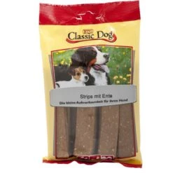 Classic Dog Snack Strips Mit Ente | 14x 20er Hundesnack