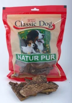 Trockenfleisch Classic Dog Rinderlunge 1kg Hundesnack, Trainingssnack