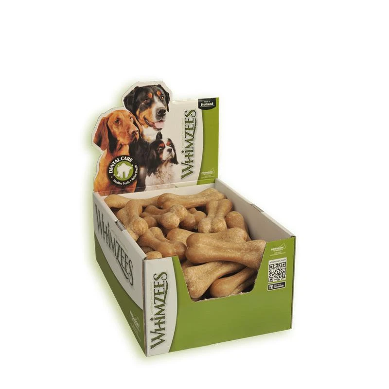 Whimzees Reisknochen | 50 Stck Vegetarischer Hundesnack 3 Whimzees Reisknochen | 50 Stck Vegetarischer Hundesnack