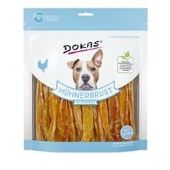 Dokas Hundesnack Hühnerbrust In Streifen | 5x500g