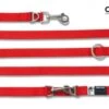 Curli Verstellbare Leine Aus Nylon | 200x 2cm Rot Hunde -Snack Wuff Verkaufsgeschäft Curli Verstellbare Leine Nylon 200x2cm Rot 31007