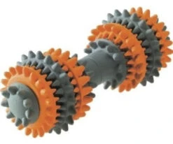 Hunter Tooth Cleaner Orange-grau L | 18cm Hundespielzeug