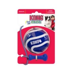 KONG Wavz Bunjiball Large Sortiert | Hundespielzeug Am Seil