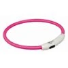Trixie Flash Leuchtring USB Pink | M-L 45 Cm/7 Mm -Snack Wuff Verkaufsgeschäft Trixie Flash Leuchtring USB pink M L 25352